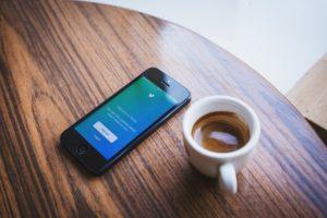 Twitter and coffee mug